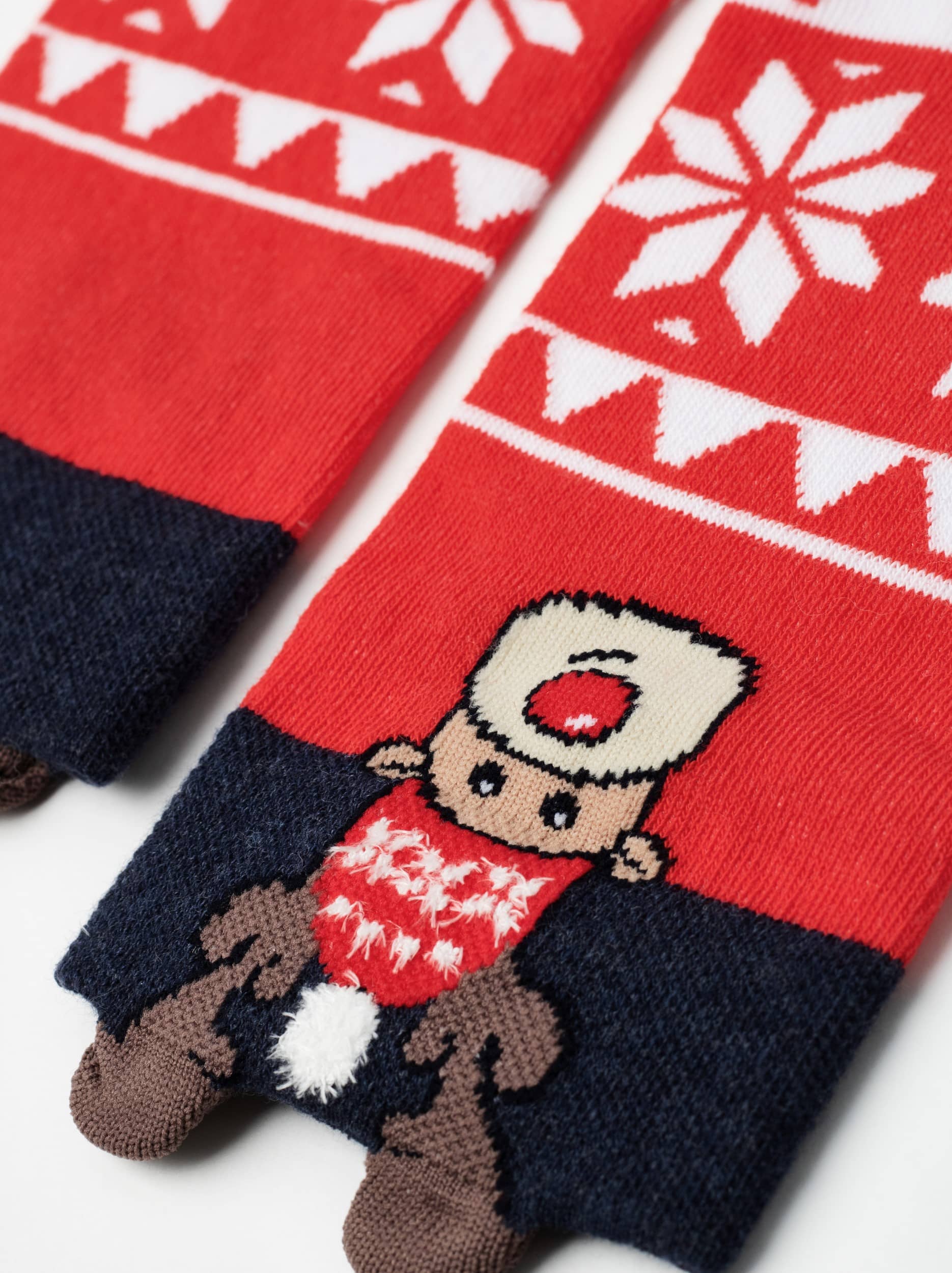 Božične nogavice moške Jelenček