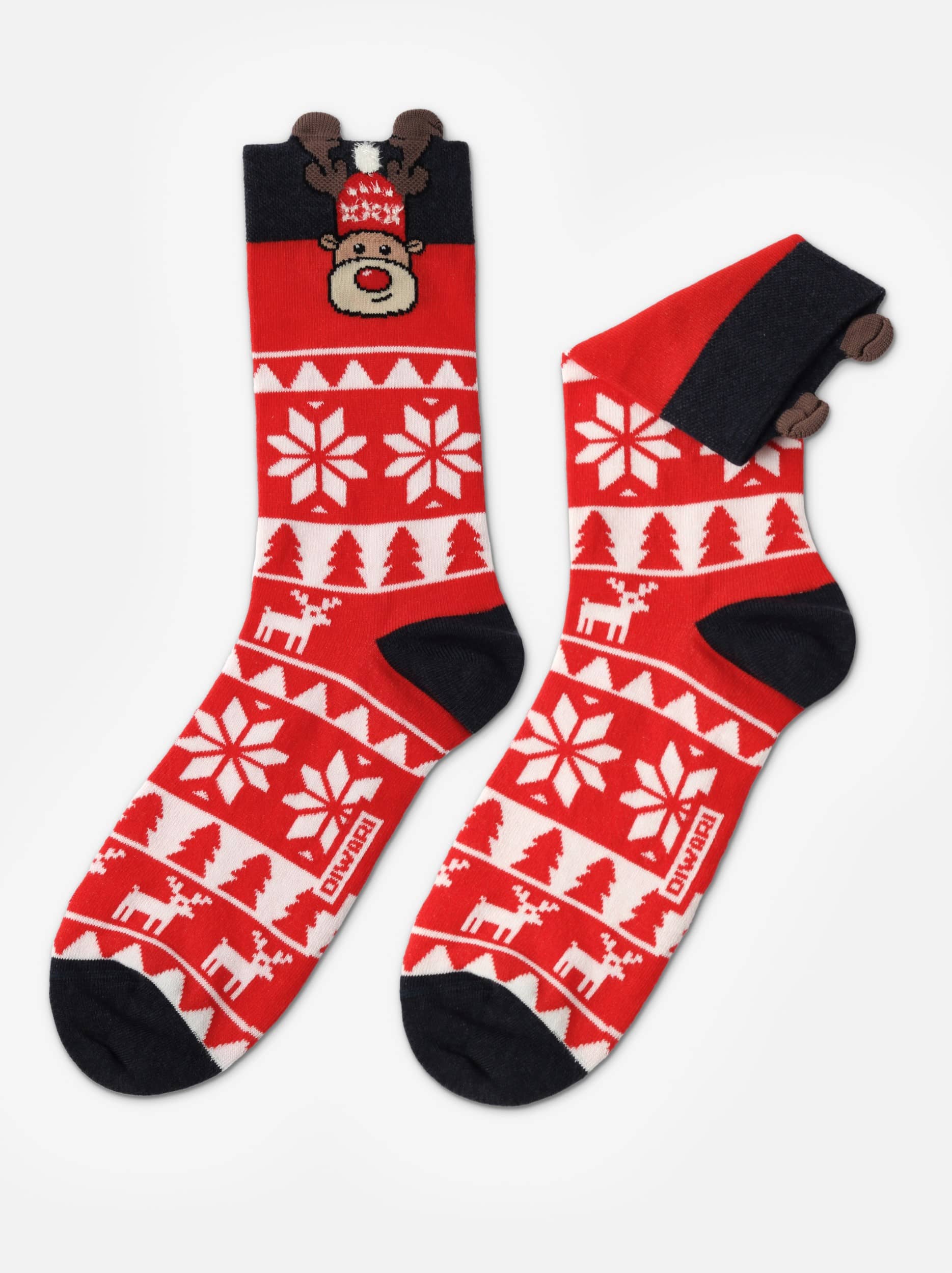 Božične nogavice moške Jelenček