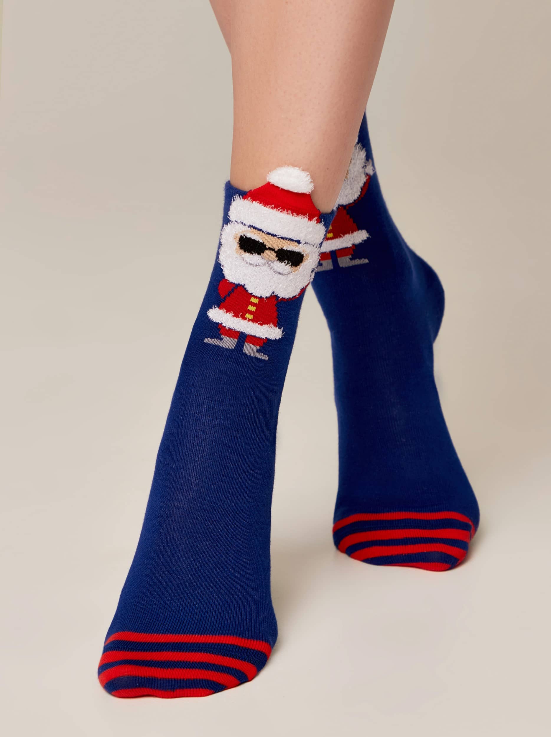 Božične nogavice ženske Hello Santa