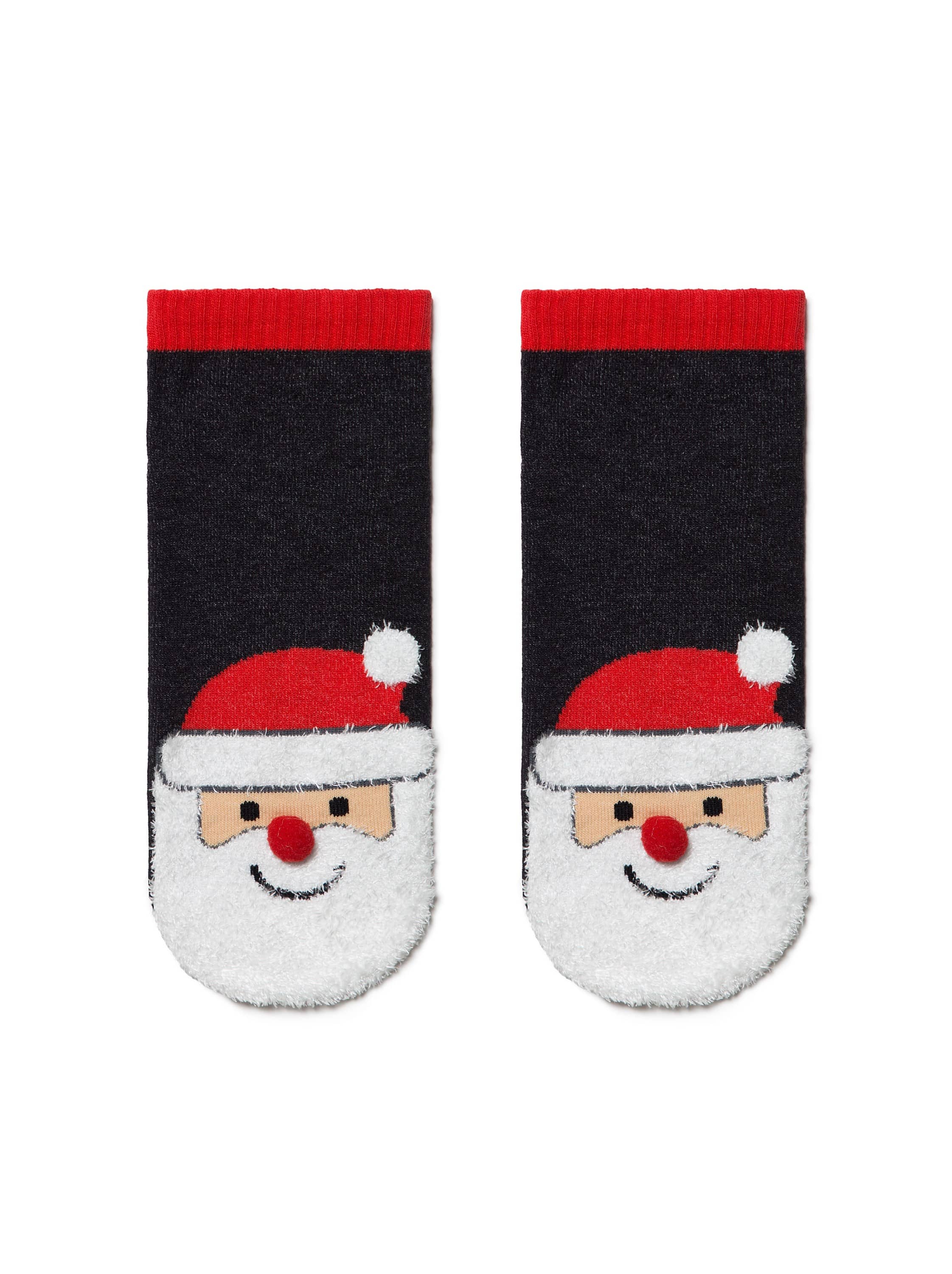 Božične kratke nogavice za ženske z božičnimi motivi Conte Santa darilo za božič ali novo leto Conte Shop
