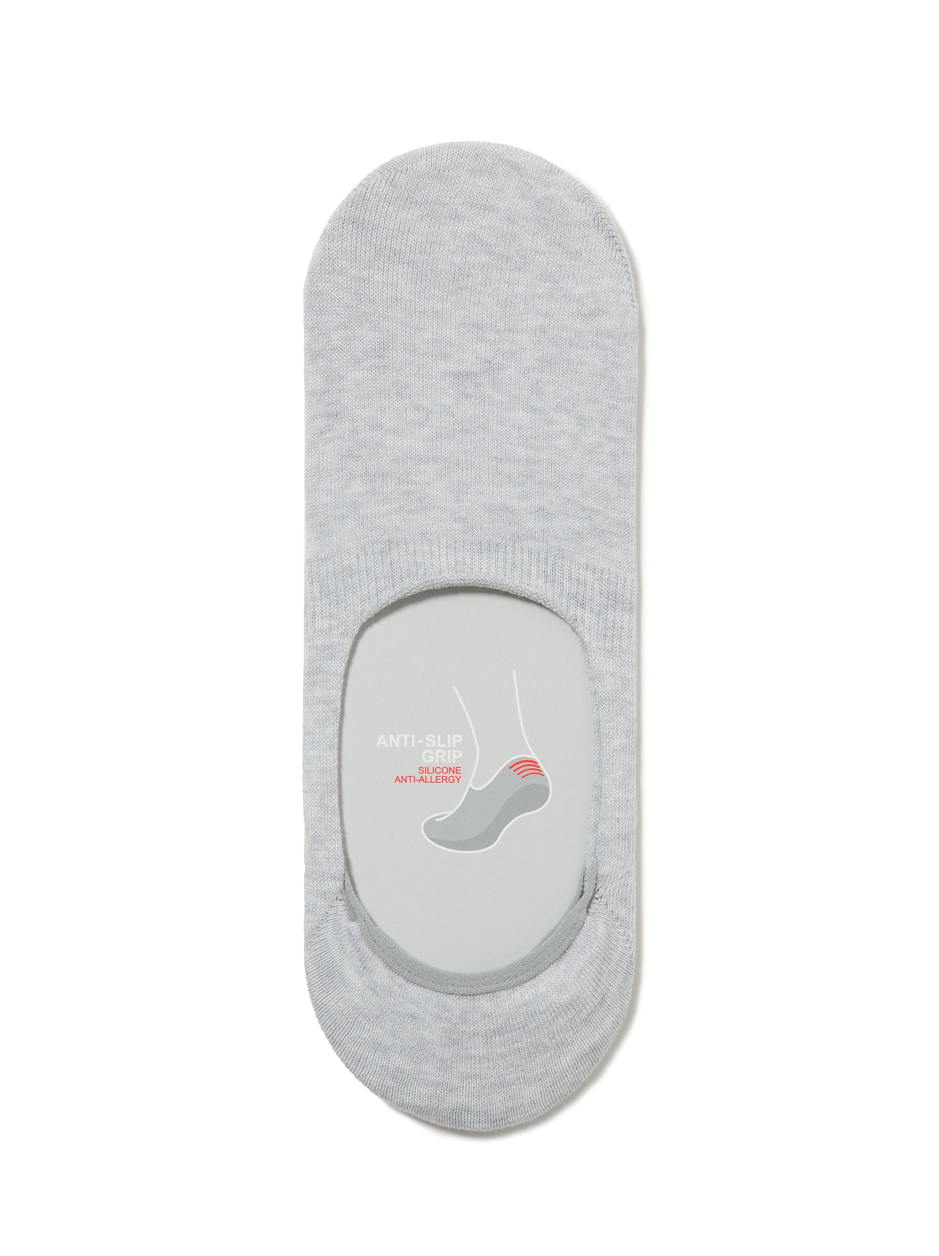 Moške stopalke iz bombaža CLASSIC sive - Conte Shop