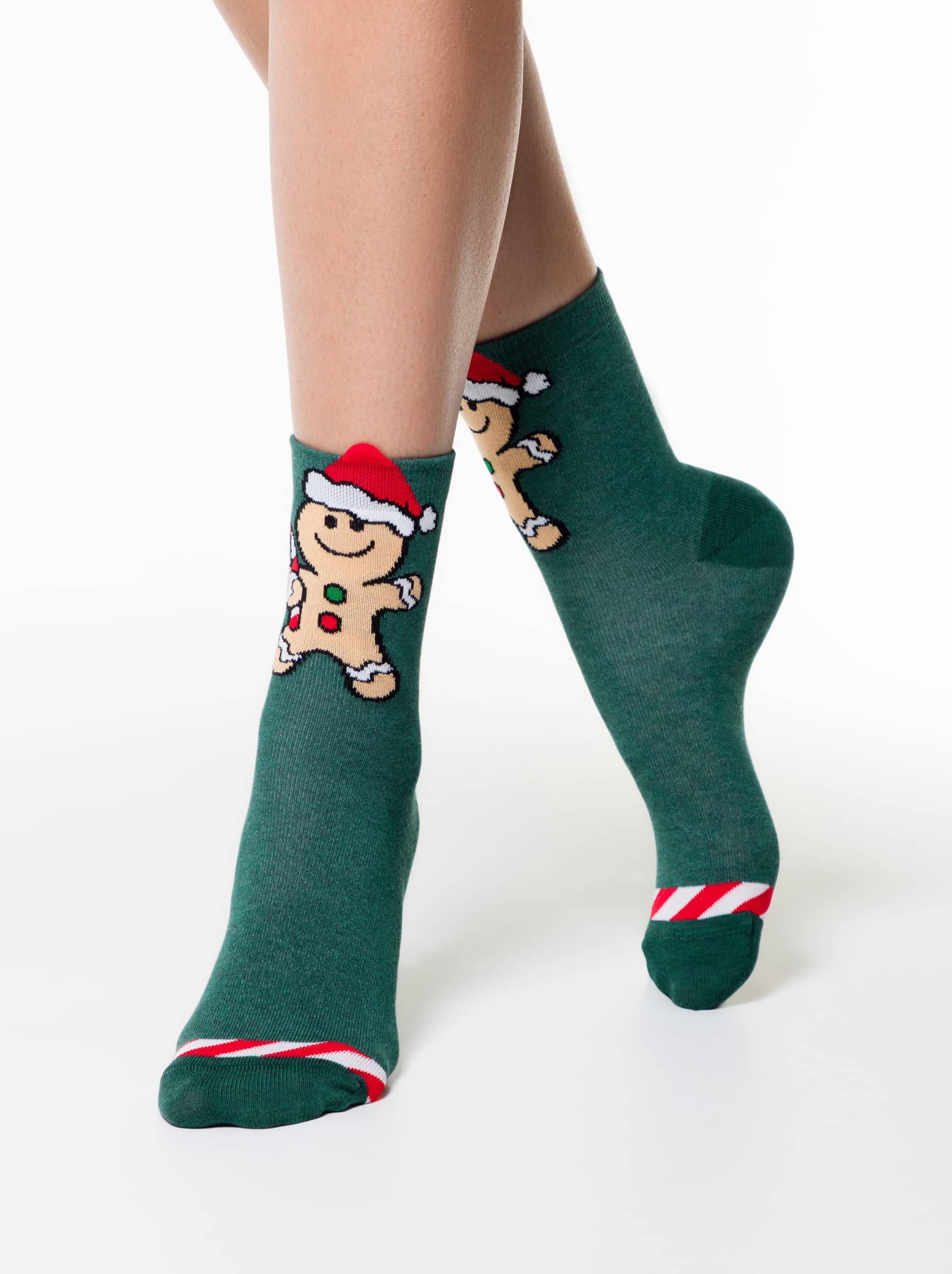 Božične nogavice ženske Gingerbread Man