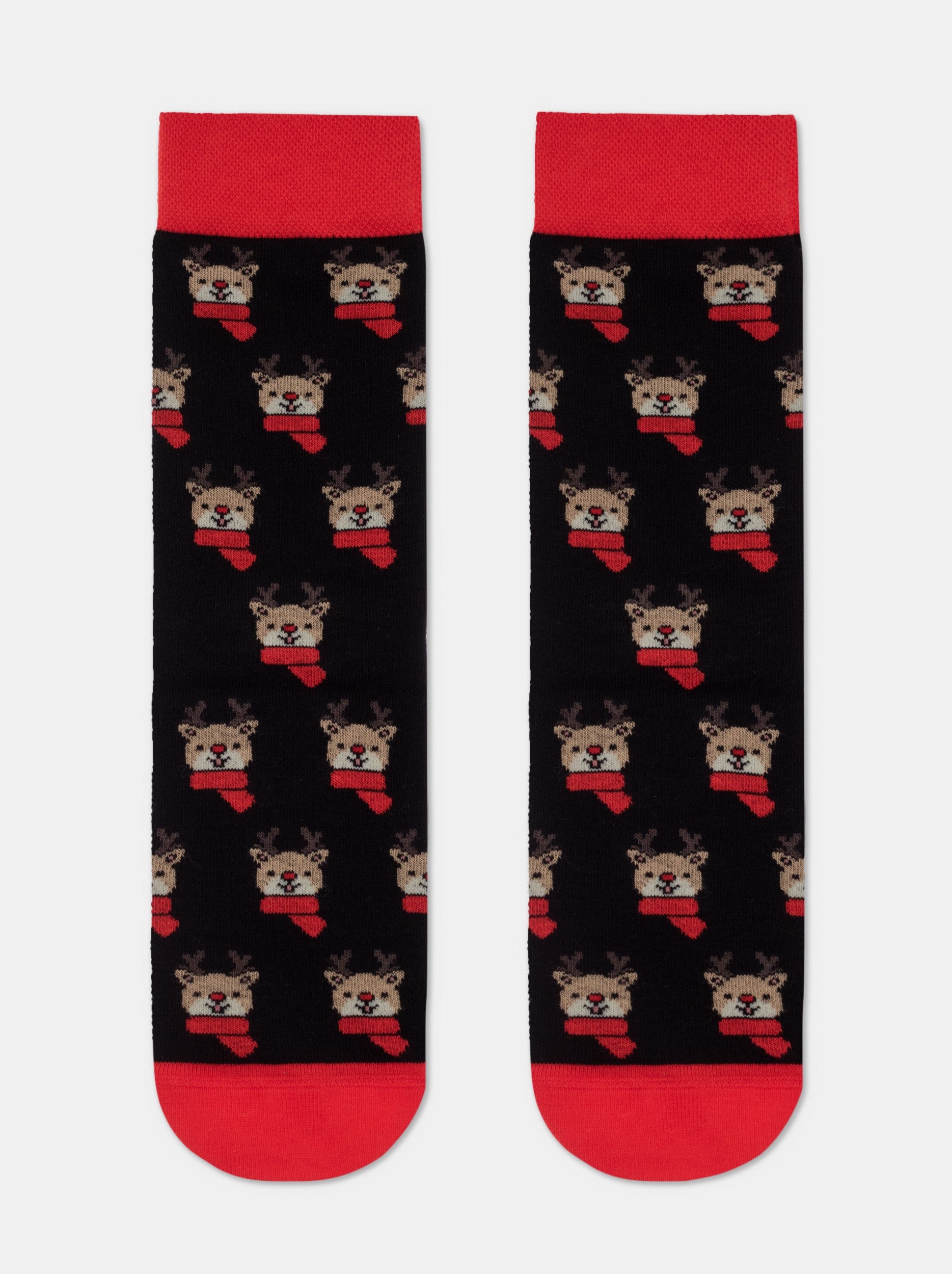 Božične nogavice moške Praznični Jelenčki