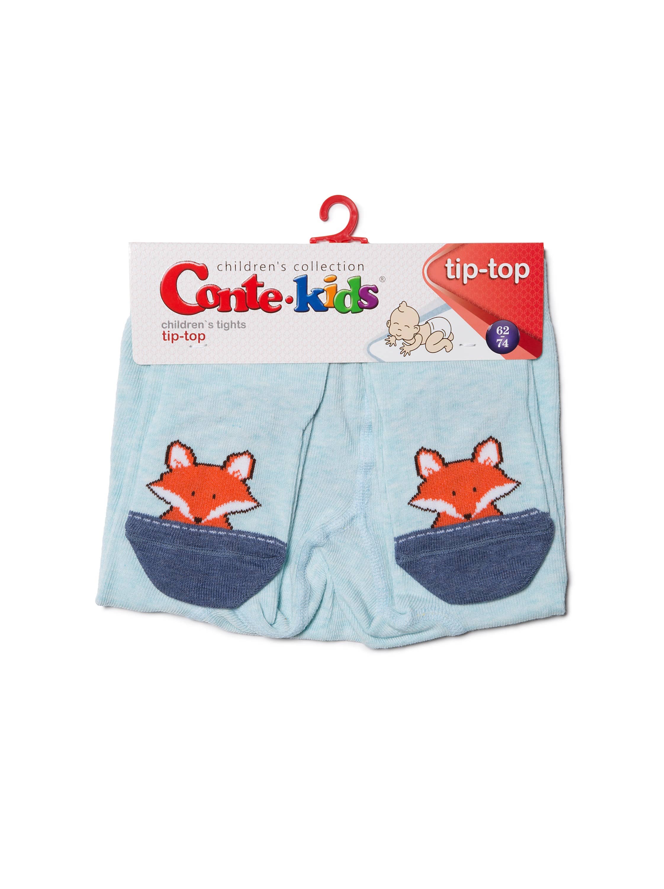Otroške hlačne nogavice iz bombaža Little Fox