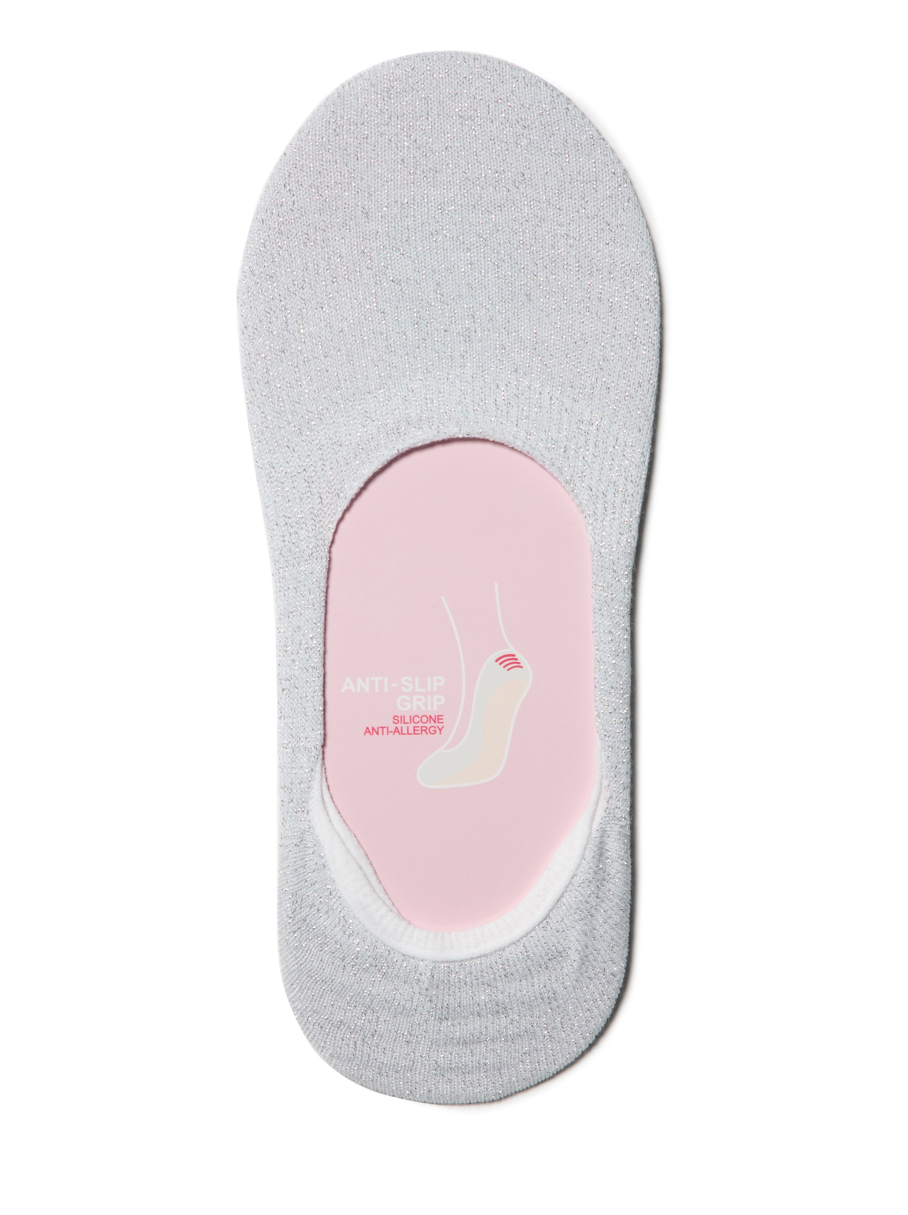 best women's no-show Socks shiny with Lurex low cut, no-show style socks, invisible socks