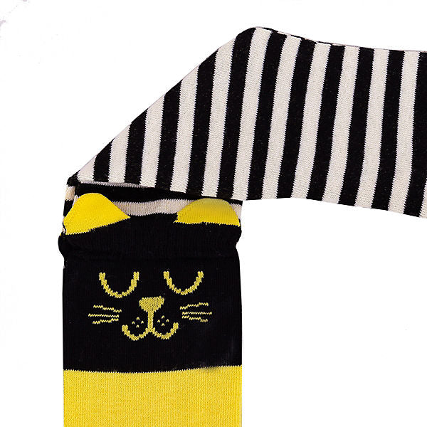 Otroške hlačne nogavice RUMENI MAČEK - Conte Shop