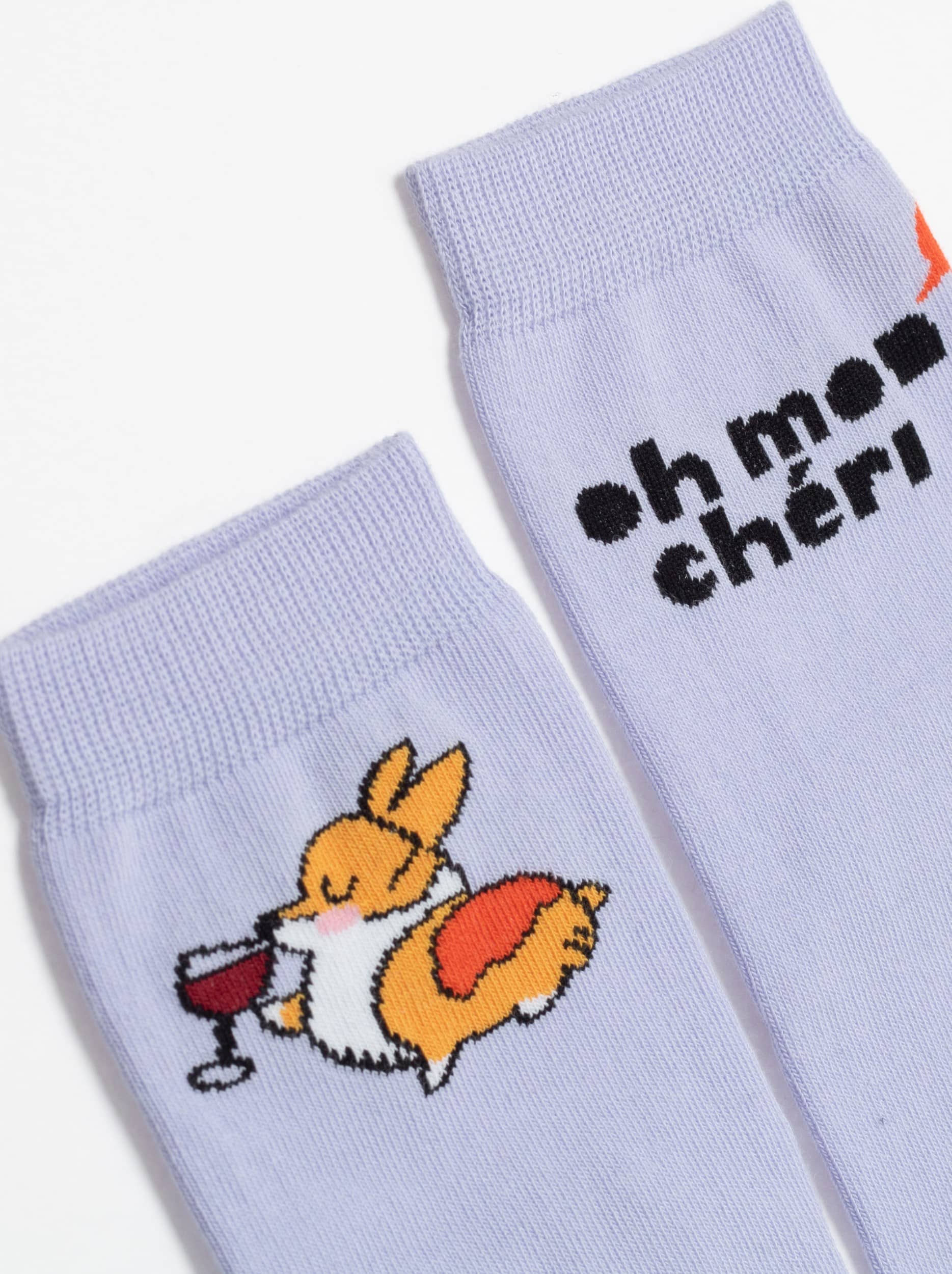 Pisane ženske nogavice Happy CORGI