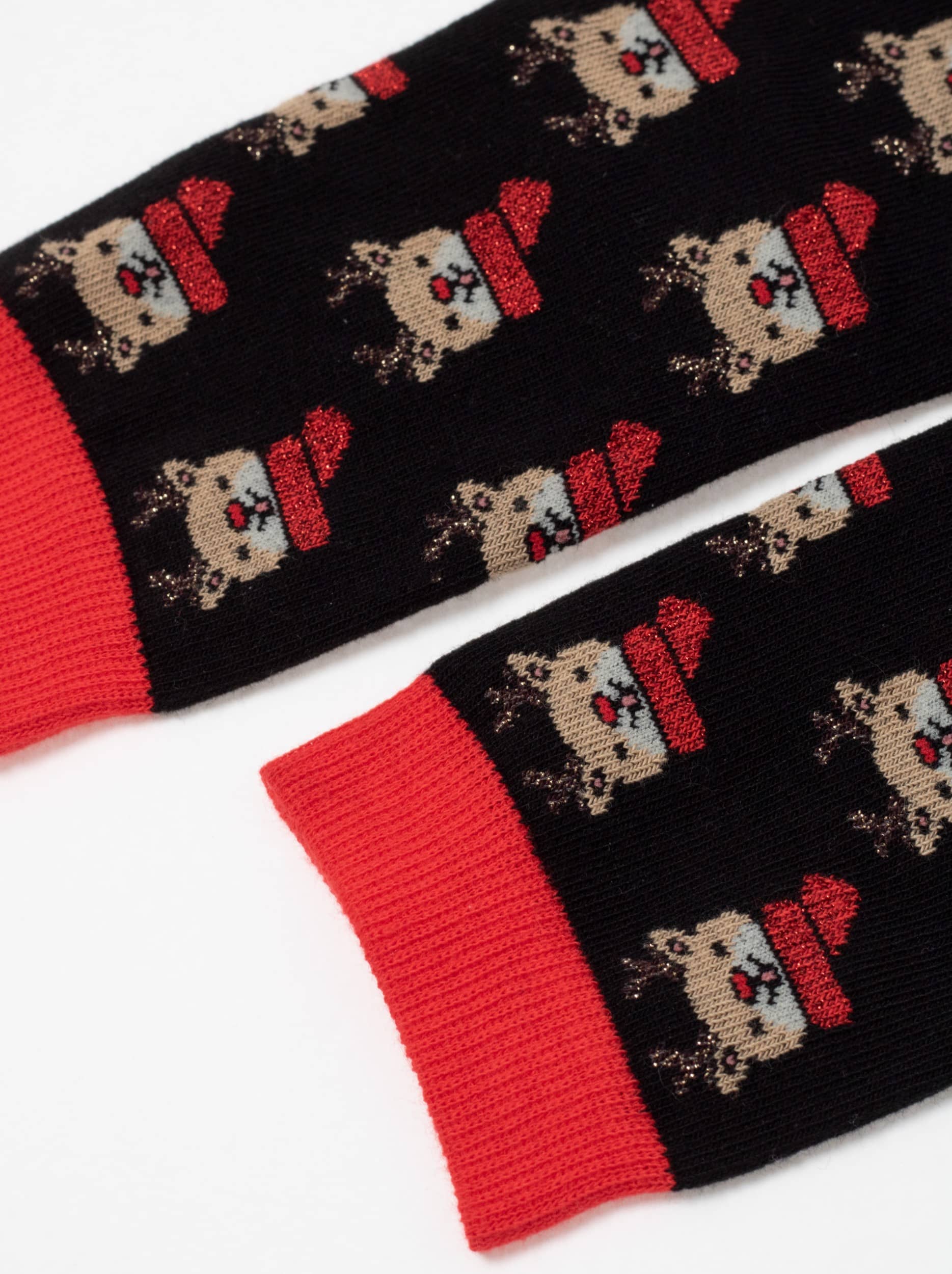 Božične nogavice ženske Praznični Jelenčki