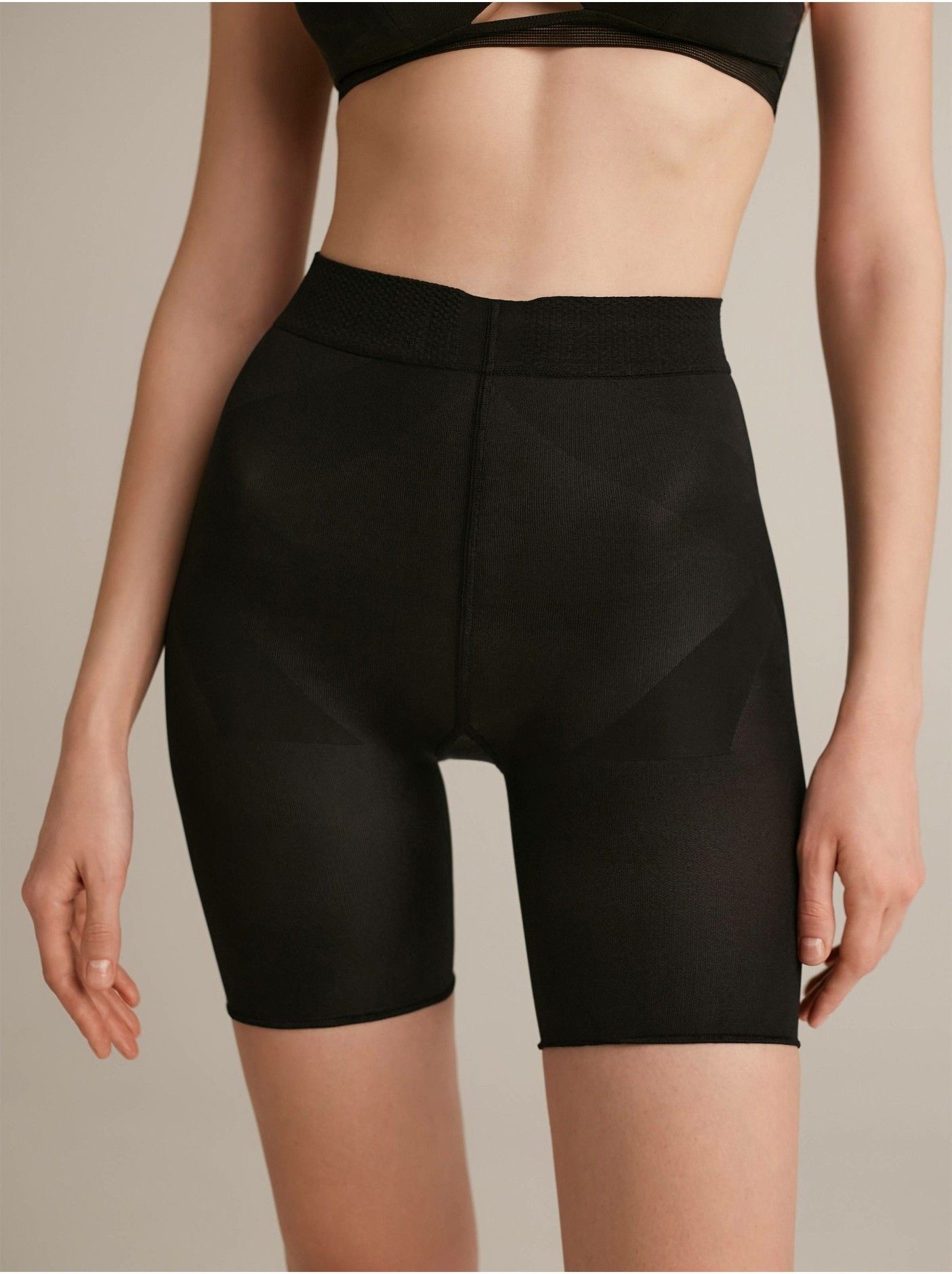 Kratke hlače za oblikoanje postave črne barve X-PRESS Conte