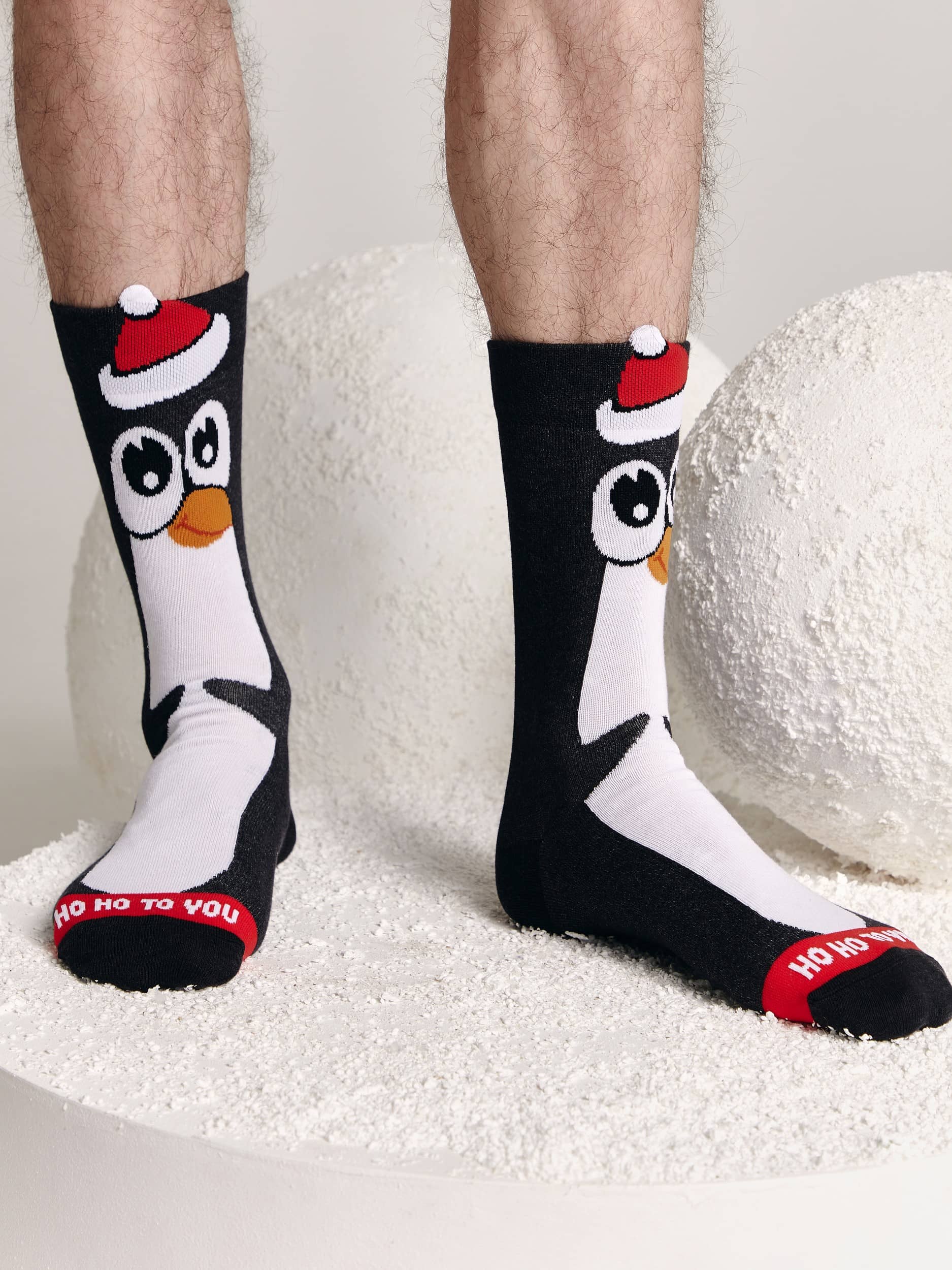 Božične nogavice moške Penguin