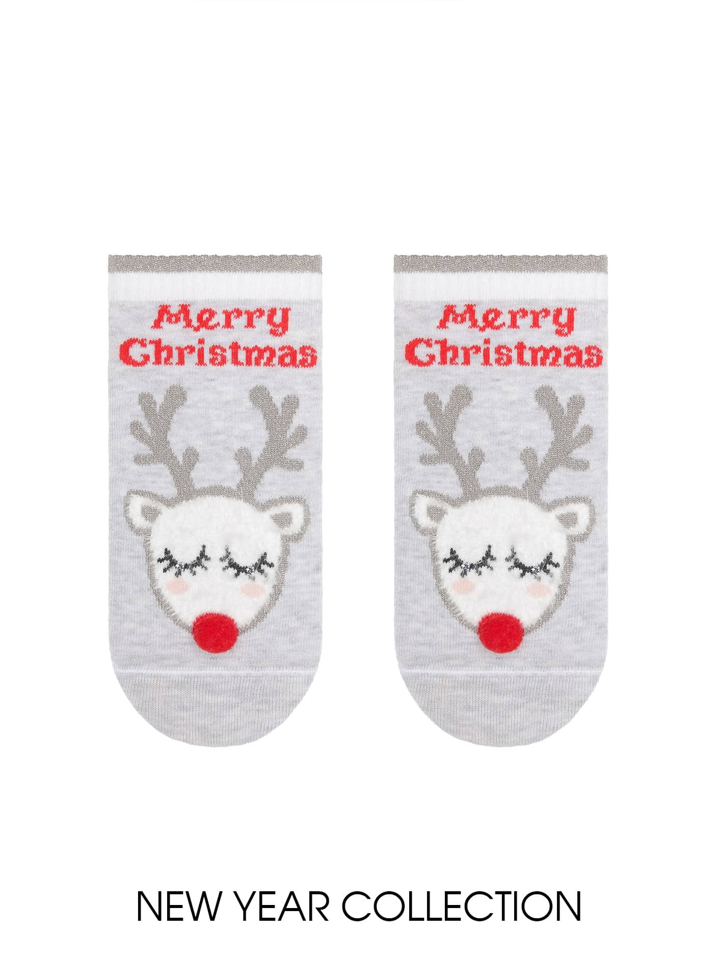 Božične nogavice za ženske z božičnimi motivi Conte Merry Christmas darilo za božič ali novo leto Conte Shop