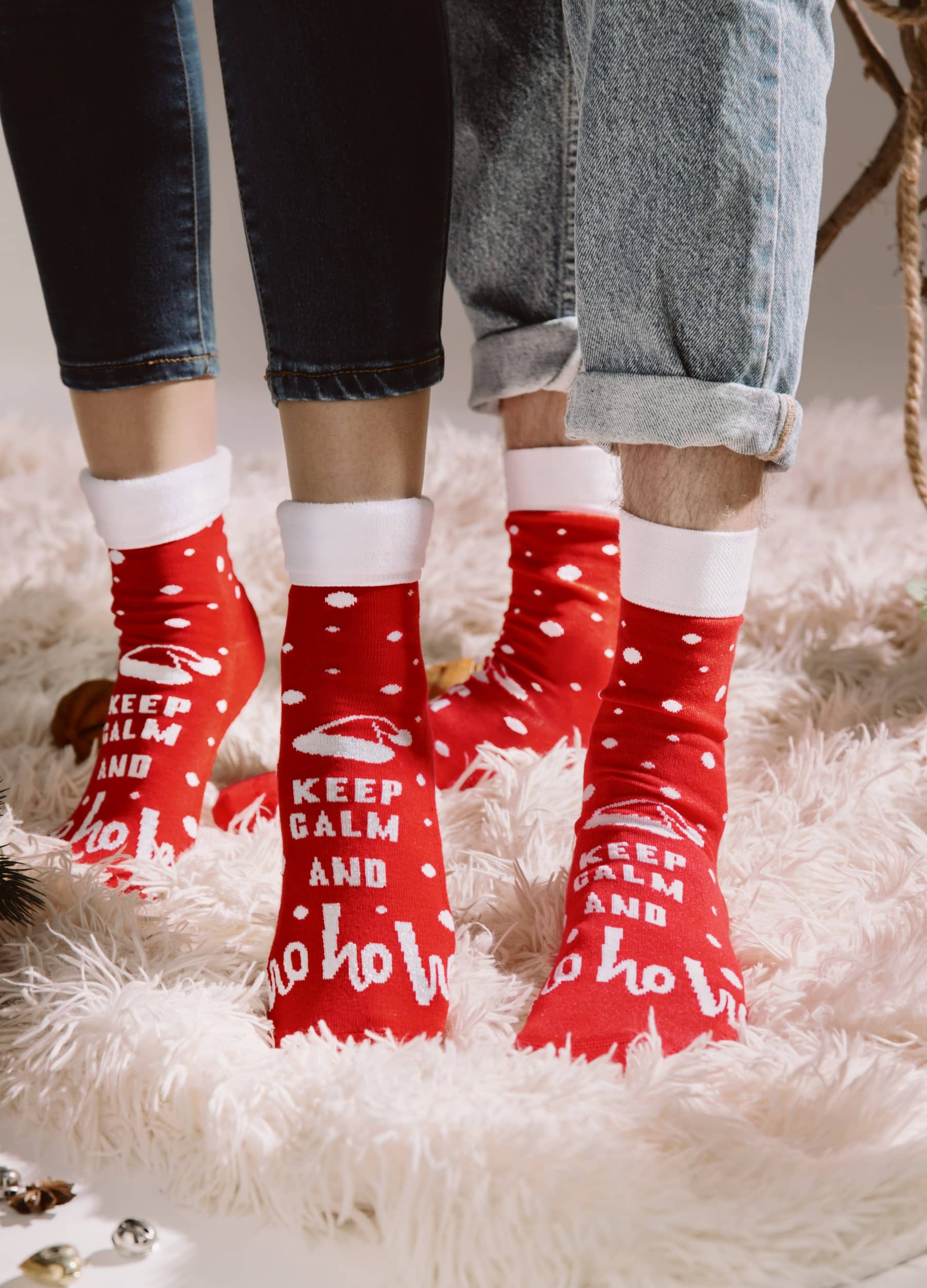 Božične nogavice moške Ho-ho
