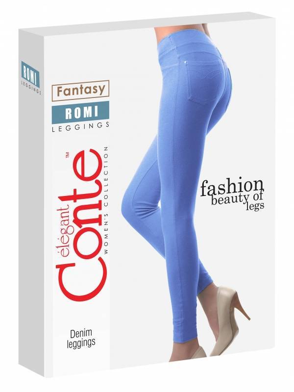 leggings cotton sport denim Romi by Conte Elegant leggings for women