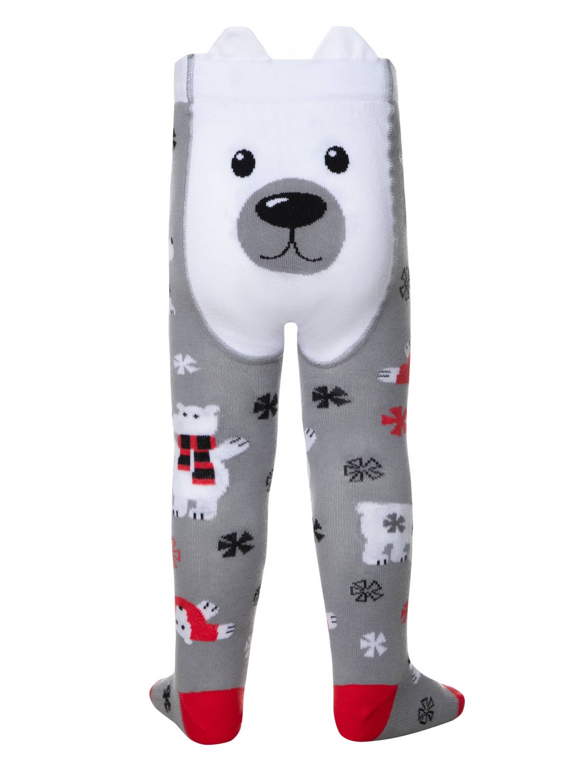 Otroške hlačne nogavice z božičnim vzorcem Bear